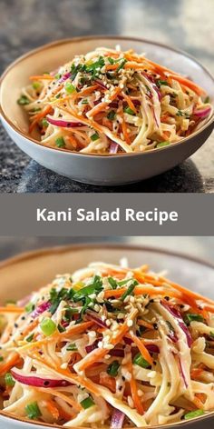 Make a delicious Kani Salad with this easy recipe! This Japanese-inspired salad features imitation crab sticks, crisp cucumber, and fresh carrot, all tossed in a creamy, tangy Kewpie-based dressing with a touch of sriracha for a hint of spice. Perfect as an appetizer, side dish, or sushi night addition, this kani salad is refreshing and packed with flavor. Learn tips for making the best kani salad, find easy ingredient substitutions, and get ideas for customizing with fruit or extra protein. Enjoy a light, flavorful kani salad in minutes! Crab Stick, Sushi Night, Ingredient Substitutions, Sriracha Sauce, Rice Vinegar, Simple Ingredient, Salad Recipes, Cucumber