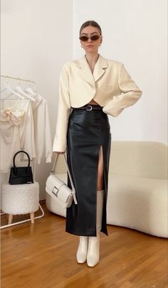 2023 Office Wear, Fashion Inspo Outfits Minimal Chic, Ootd Instagram, Glam Outfit, Lookbook Outfits, Winter Fashion Outfits, Office Outfits, Elegant Outfit, Work Fashion