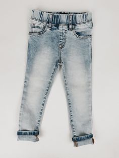 Description: It doesn’t get more iconic than a classic pair of perfect-fitting blue jeans. This denim is top of the line when it comes to quality, meaning you'll be able to pass these down to each of your kiddos over time. We know kids are active, and need comfortable and durable pieces that can keep up with their busy days and these are kid tested and mom loved. Cute little boy outfits start with simple stylish clothes. Features: Elastic waistband that accommodates your growing child Durable st Cute Little Boy Outfits, Beau Hudson, Growing Child, Stylish Clothes, Boy Mom, Blue Denim Jeans, The Clothes