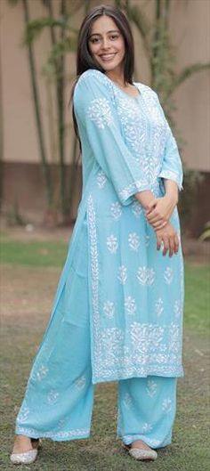 Blue color Salwar Kameez in Rayon fabric with Printed work Blue Bollywood Cotton Lawn Suit, Blue Cotton Bollywood Lawn Suit, Long Sleeve Blue Sharara With Self Design, Blue Long Sleeve Sharara With Self Design, Blue Churidar With Self Design And Straight Kurta, Blue Salwar Kameez With Self Design For Eid, Blue Self Design Salwar Kameez For Eid, Blue Straight Kurta Lawn Suit For Diwali, Blue Straight Kurta Churidar With Self Design