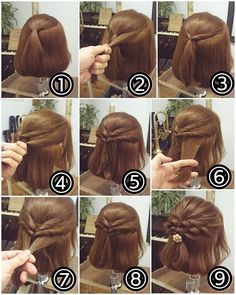 Rolls Hairstyle, French Hairstyle, French Rolls, Hairstyle Black, Short Spiky Hairstyles, Hairstyles With Glasses, Spiky Hair, Hair Arrange, Easy Hairstyle