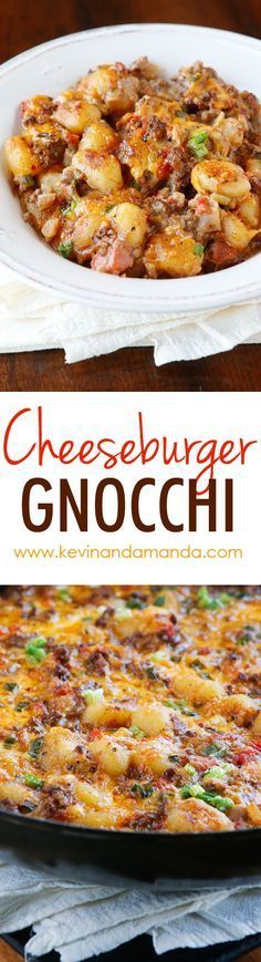 this cheesburger gnocchi is an easy and delicious appetizer