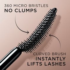 WHAT IT IS: A 24hr waterproof mascara that targets and volumizes every single lash for instant lash lift, length, and fully fanned out volume with no clumps. WHAT IT DOES: Our curved mascara wand instantly pushes up & fans out lashes for an open eye effect lasting up to 24H, while the 360 micro-bristles grab every lash from root to tip (no matter the length) for longer eyelashes without the clumps. The waterproof lightweight gel formula won’t weigh on lashes, leaving them feathery soft with no f Idole Mascara, Mascara Target, Eyelash Primer, Mascara Primer, Volumizing Mascara, Makeup Gift Sets, Mascara Wands, Lash Serum, How To Apply Mascara