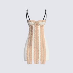 No pen, or paper - but you'll still be drawing everyone's attention in this tan lace trim dress 👀 Have them all sitting up straight when you walk in 😨 No Pen, Icy Girl, Baby Ballerina, Lace Trim Dress, Future Outfit, Baby Halloween Costumes, Baby Halloween, Walk In, Lace Trim