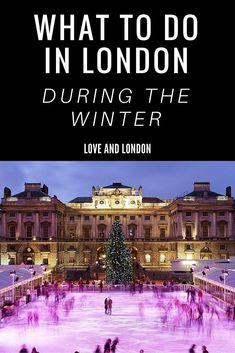 what to do in london during the winter love and london book cover with people skating on an ice rink