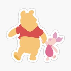 winnie the pooh and piglet sticker