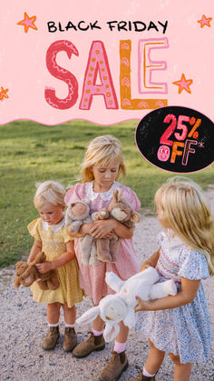 Black Friday Sale: 25%* off on kids' toys and soft toys! Stock up on imaginative play gifts and doll accessories for your little ones. Limited time only—3 days! ✨ Click to shop now! Limited Time