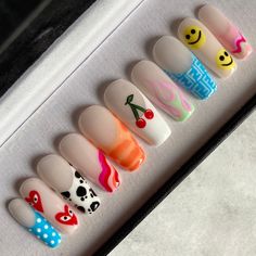 Office Nails, Nail Photos, Rainbow Nails, Professional Nails, Nail Kit, Gorgeous Nails, Glue On Nails