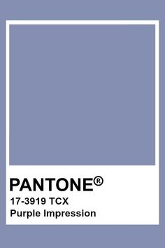 pantone's purple impression color is shown