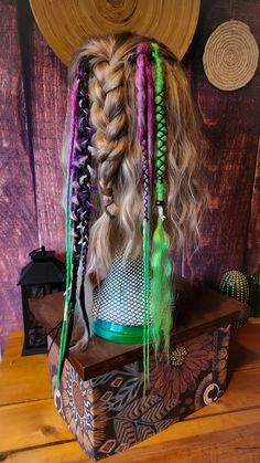 * Ready to ship * * Set of 3 Halloween themed Clip In Dreadlocks and braids * Mix of colors * 20-21" Inches long * Exactly as shown * Comes with Care Instructions Clip In Dreadlocks, Synthetic Dreadlocks Extensions, Gothic Stuff, Dreadlocks Extensions, Braid Clips, Boho Queen, Halloween Clips, Synthetic Dreadlocks, Clip Ins