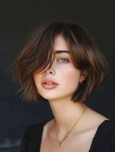 Season Of Change, Short Permed Hair, Medium Length Wavy Hair, Lob Haircuts, Haircut For Square Face, Short Hair Images, Fresh Haircut, Corte Bob, Romantic Hairstyles