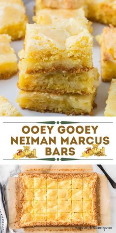 the recipe for gooey gooey neiman marcus bars is easy to make and so delicious