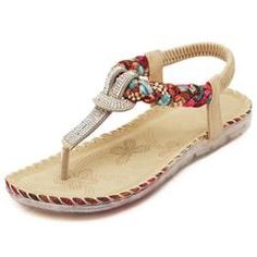 Your Shopping Cart – Comfy Sandals Bohemian Sandals, Girls Flip Flops, Womens Gladiator Sandals, Ladies Sandals, Fashion Shoes Flats, Comfy Sandals, Sandals Flats, Rhinestone Fashion, Womens Sandals Summer