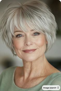 Short Haircuts For Women Over 60 With Fine Hair, Angled Bob Hairstyles For Fine Hair, Haircut For Short Neck, Wispy Haircut, Flicked Bob, Bob Hairstyles Back View, Short Inverted Bob Haircuts, Sassy Hair Older Women, Women With Round Faces