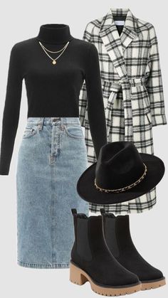 Modest Fall Outfits, Skirt Boots, Modesty Outfits, Cute Modest Outfits, Modest Fashion Outfits, Curvy Girl Fashion, 가을 패션, 여자 패션, Fancy Outfits