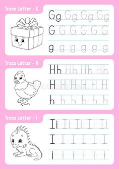 trace letter h worksheet for children to learn handwriting and numbers