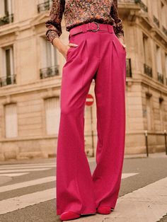 Style Parisienne, Stella Dress, Paris Mode, White Maxi, High Waisted Trousers, Parisian Style, Bright Pink, Blue Denim, Lookbook