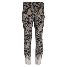 Viscose Beige black and white colour Lace effect Total length cm 92 (36.22 inches) Waist cm 38 (14.9 inches) Designer Pants, Pants Design, White Colour, Black And White Colour, Dolce & Gabbana, Fashion Pants, Fashion Boutique, Top Styles, Dolce And Gabbana