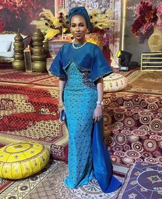 Owambe Styles, Nigerian Dress Styles, African Ladies, Stylish Naija, Nigerian Lace Styles Dress, Nigerian Lace Styles, African Wedding Attire, African Prom Dresses