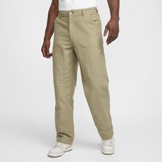 These loose fitting, straight leg pants take you from work to the weekend in crisp, clean style. They're made with supersoft heavyweight canvas, a durable material that stands up to whatever you throw at them. Classic Cargo Pants For Streetwear With Straight Hem, Classic Cargo Pants With Welt Pockets For Streetwear, Classic Cargo Pants With Straight Hem For Streetwear, Relaxed Fit Chino Cotton Twill Pants With Cargo Pockets, Classic Straight Hem Cargo Pants For Streetwear, Utility Style Straight Leg Chino Cotton Twill Bottoms, Streetwear Chino Cotton Twill Pants With Pockets, Relaxed Fit Cargo Pants With Welt Pockets For Streetwear, Chino Cotton Twill Pants With Pockets For Streetwear