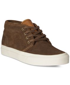 in stock Casual Brown High-top Sneakers With Stitched Sole, Casual Suede High-top Sneakers For Fall, Fall Suede Sneakers With Stitched Sole, Brown High-top Chukka Boots With Rubber Sole, Casual Brown High-top Sneakers With Leather Sole, Brown Suede High-top Sneakers, Casual Mid-top Suede Boots, Casual Suede Mid-top Boots, Brown Canvas High-top Sneakers With Rubber Sole