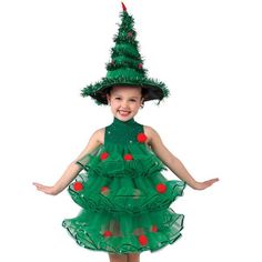 Christmas Tree Halloween Costume, Christmas Tree Costume, Tree Costume, Xmas Costumes, Christmas Tree Dress, Tree Dress, How To Make Christmas Tree, Christmas Parade, Lace Party Dresses