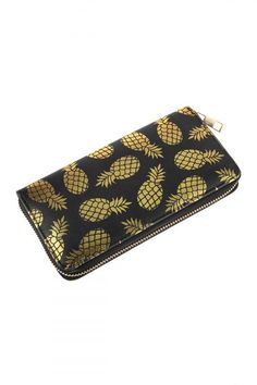 Foil Design, Pandora Disney, Gold Pineapple, Perfume Making, Pineapple Print, Mens Cologne, Zipper Wallet, Coin Pouch, Women Perfume