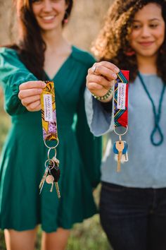 Market Fabric Keychains - Mango + Main Fabric Keychains, African Market, Unique Accessories, Sewing Machines, Accessories Unique, Splash Of Color, A Color, A Bag, Fair Trade