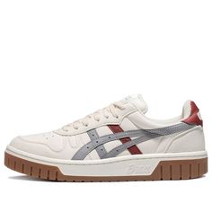 Asics Court MZ Retro Casual Skateboarding Shoes Unisex Beige Gray 1203A127-107 (SNKR/Low Top) How To Tie Shoes, Skateboarding Shoes, Shoes White, Tie Shoes, Skate Shoes, Skateboarding, Low Top, Skateboard, Grey