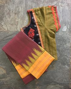 Designers Blouse, Print Blouse Design, Embroidery Blouse Saree, Hand Worked Blouse, Kanchi Cotton Saree, Patch Blouse, Patchwork Blouse