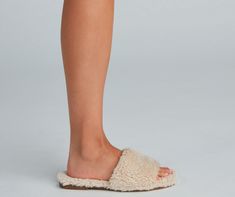 These faux sherpa sandals are what your feet have been dreaming about. They feature an ultra-soft footbed and traction sole. Perfect for styling with some cute pajamas.Fit & Features Faux sherpa Ultra-soft footbed Traction sole Runs true to size Spring Loungewear Slippers With Round Toe, Cozy Super Soft Slippers For Spring, Sherpa Slippers, Suede Slip-on Slippers With Textured Footbed, Casual Faux Fur Slip-on Slippers, Shearling Slip-on Slippers With Textured Footbed, Cozy Slip-on Slippers With Faux Fur Lining, Cute Pajamas, Sweet Dreams