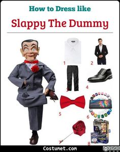 an image of how to dress like slappy the dummy