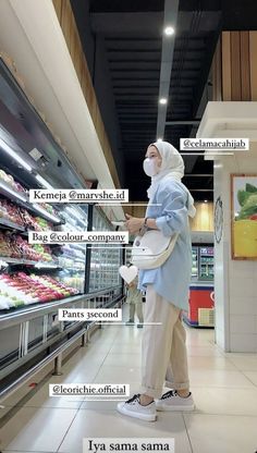 Outfit Kampus, Modern Hijab Fashion, Hijabi Fashion Casual, Fashion Top Outfits, Casual Hijab Outfit, Hijabi Outfits Casual, Everyday Fashion Outfits, Muslim Fashion Outfits