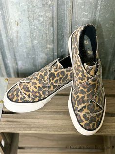 These Leopard print Ivette Shoes are a must have! Blowfish Sneakers, Perfect Sneakers, Leopard Sneakers, Leopard Print Shoes, Floral Print Design, Print Shoes, Hot Sneakers, Canvas Sneakers, Vans Authentic Sneaker