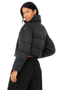 We love the cinched bottom on this luxe, cold-weather puffer — it keeps your core toasty by locking in heat from the waist up. A hidden interior zipper & side-entry, zippered pockets keep you & your stuff secure. Puffer with cinched waist Hidden, zippered pockets Designed & uniquely fit to flatter every size Wear-tested by our in-house team for the perfect fit Alo Yoga® | Gold Rush Puffer Jacket in Black, Size: Small Girls Gift Guide, Sweat Set, Activewear Brands, Gold Rush, Activewear Sets, Alo Yoga, Back Women, Cinched Waist, Bra Tops