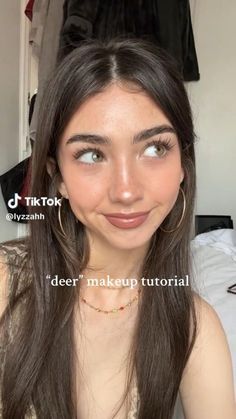 Deer Makeup Tutorial, All In One Makeup, Makeup Looks Everyday, Deer Makeup, Subtle Makeup, Makeup Artist Tips, Swag Makeup