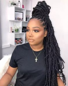 everyone. Butterfly Locs Hairstyle Ideas, Butterfly Locs Hairstyle, Half Up Hair Do, Faux Locs Crochet Braids, Faux Locs Crochet, Soft Locs, Butterfly Locs