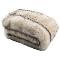 a close up of a fur hat on a white background