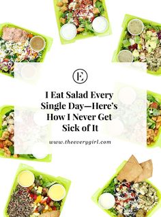 these combinations will ensure you NEVER get bored with lettuce Sick Of Being Single, Gluten Free Dressing, Thanksgiving Sandwich, Unique Salad, Healthy Fruits And Vegetables, Sick Of It, Work Meals, Eat Salad, Perfect Lunch