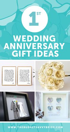 wedding anniversary gift ideas for the bride and groom