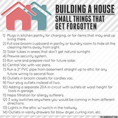 a poster with instructions on how to build a house for small things that get forgotten