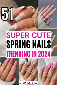 Spring nail art, floral nails, pastel nail ideas, Spring nails, Spring nails 2024, Spring nails inspiration, Spring nails short, Spring nails acrylic, Spring nails square, floral nail art, Spring nail ideas, Spring nail designs, Spring nail inspo, floral nail designs, pastel nails, Pastel nail designs. Nails Short Spring, Spring Nails Square, Spring Gel Nails Ideas, Spring Nails Short, Spring Nails Inspiration, Ongles Gel French, Spring Nails 2020, Spring Nail Ideas, Spring Break Nails