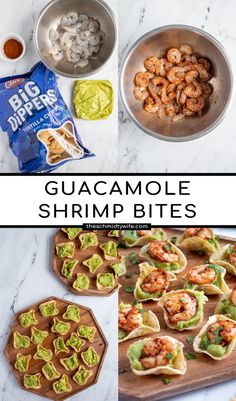 guacamole shrimp bites are the perfect appetizer for any party