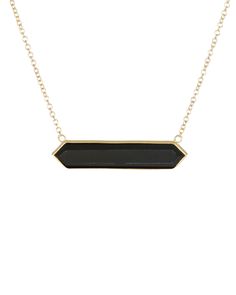 Hexagon Onyx Necklace Elegant Hexagon Jewelry With Polished Finish, Elegant Faceted Hexagon Necklace, Elegant Hexagon Faceted Necklace, Elegant 14k Gold Hexagon Necklace, Formal Black Jewelry With Cable Chain, Formal Black Cable Chain Jewelry, Gold Hexagon Necklace For Formal Occasions, Gold Hexagon Necklace For Formal Events, Gold Hexagon Faceted Necklace