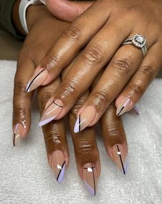 Bomb Nails! Nail Designs Simple, Unghie Sfumate, Kutek Disney, Almond Nails Designs, Pink Nail, Simple Green, Oval Nails, Fabulous Nails