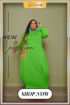 Solid Long Sleeve Irregular Plus Size Maxi Dress Casual Solid Maxi Dress With Asymmetrical Hem, Casual Solid Color Asymmetrical Midi Dress, Casual Solid Asymmetrical Midi Dress, Green Asymmetrical Midi Dress Casual Style, Long Sleeve Asymmetrical Dress For Spring, Asymmetrical Hem Solid Maxi Dress For Fall, Solid Color Maxi Dress With Asymmetrical Hem For Fall, Solid Maxi Dress With Asymmetrical Hem For Fall, Spring Dresses With Irregular Hem In Solid Color