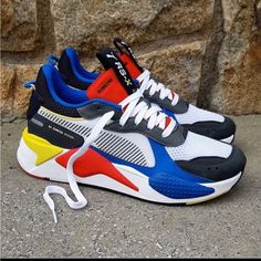 Brand New With Box Puma Rs X Toys, Nike Drip, Puma Rs X, Shoes Wallpaper, Puma Rs-x, Puma Blue, Puma Rs, Spain Portugal, Lil Kim