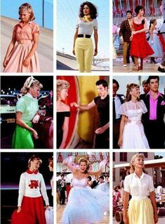 Grease Outfits 1950s, Grease Fashion, Movie Outfit Ideas, Grease Theme, 1959 Fashion, Grease Party