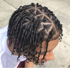 Curly Hair Twists Men, Twist Braid Hairstyles, Hair Twist Styles, Boys With Curly Hair