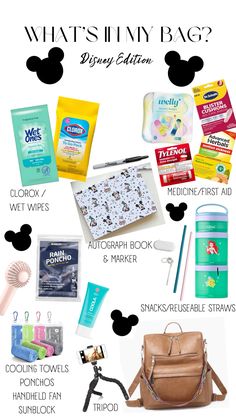 what's in my bag? disney edition